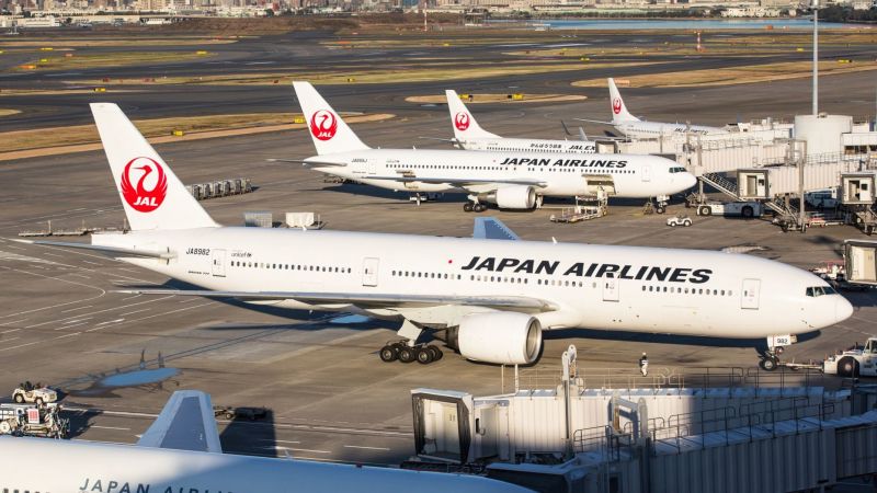 Máy bay hãng hàng không JapanAIrlines Máy bay hãng hàng không JapanAIrlines